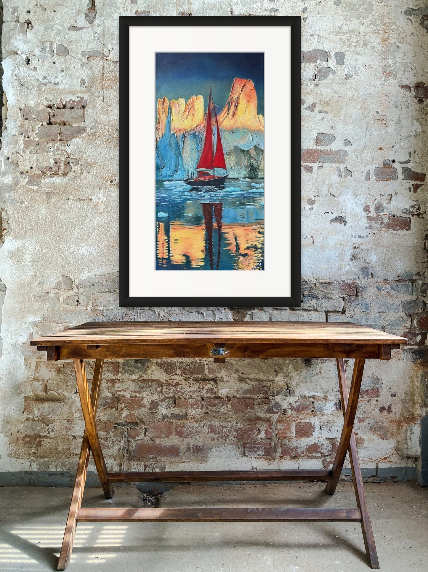 Frosty Scarlet Reverie