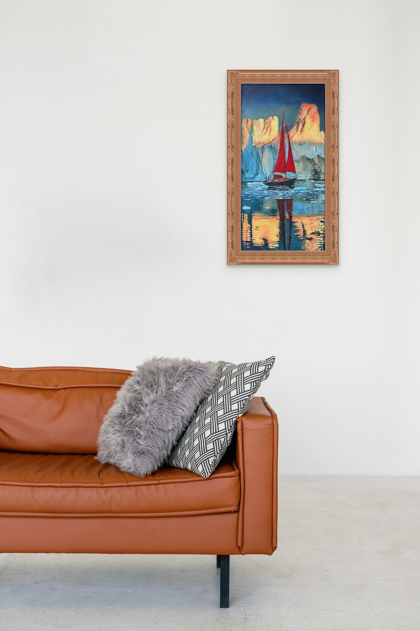 Frosty Scarlet Reverie