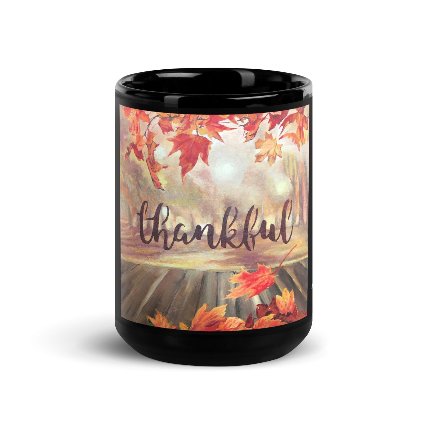 Black Glossy Mug Fall Collection