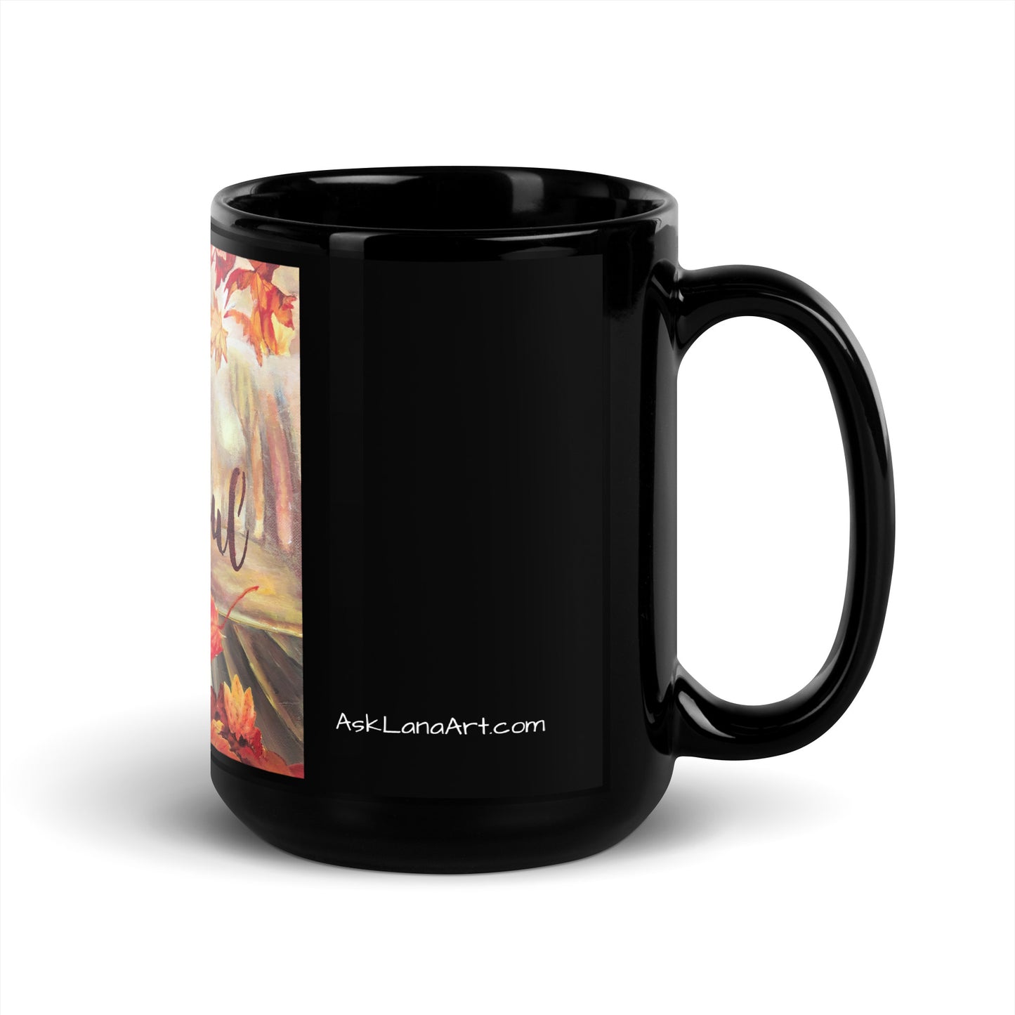 Black Glossy Mug Fall Collection