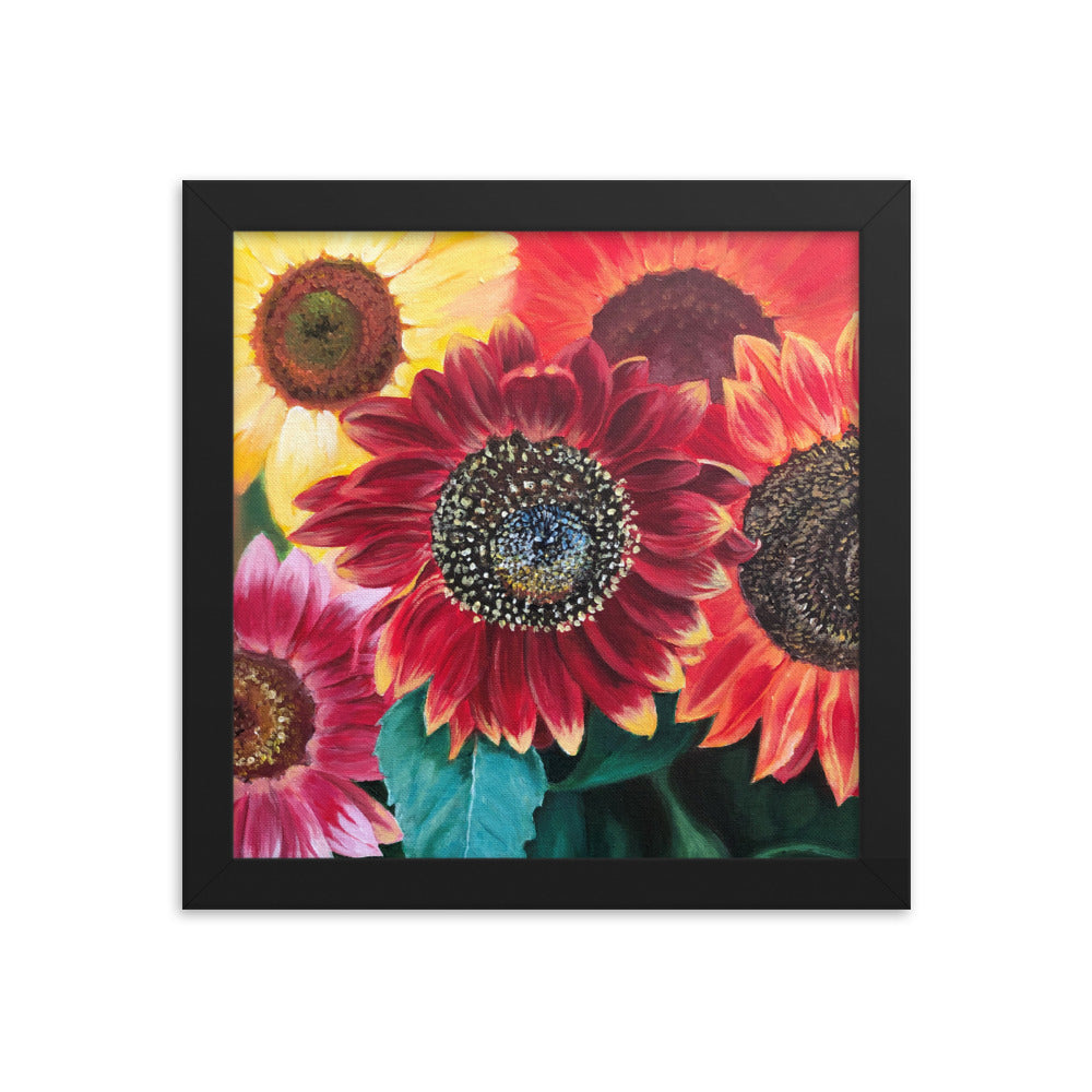 Framed poster Sunflower