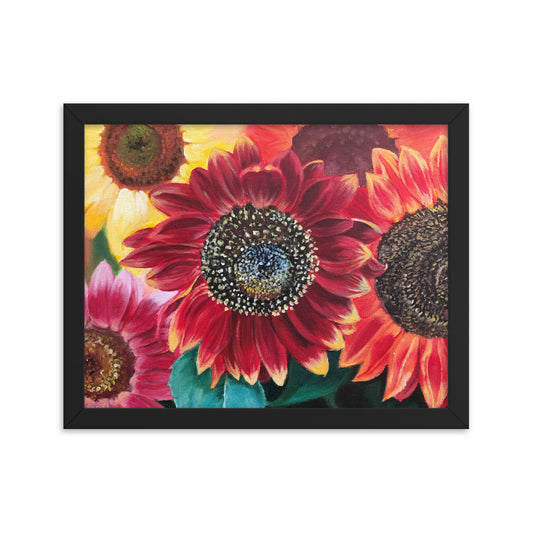Framed poster Sunflower