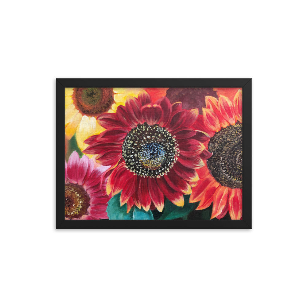 Framed poster Sunflower