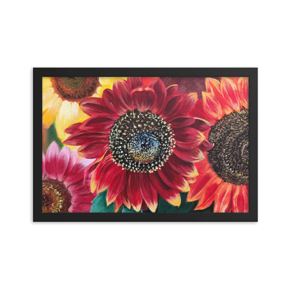 Framed poster Sunflower