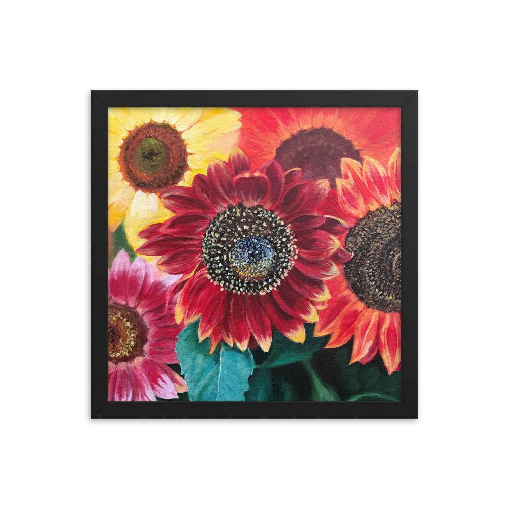 Framed poster Sunflower