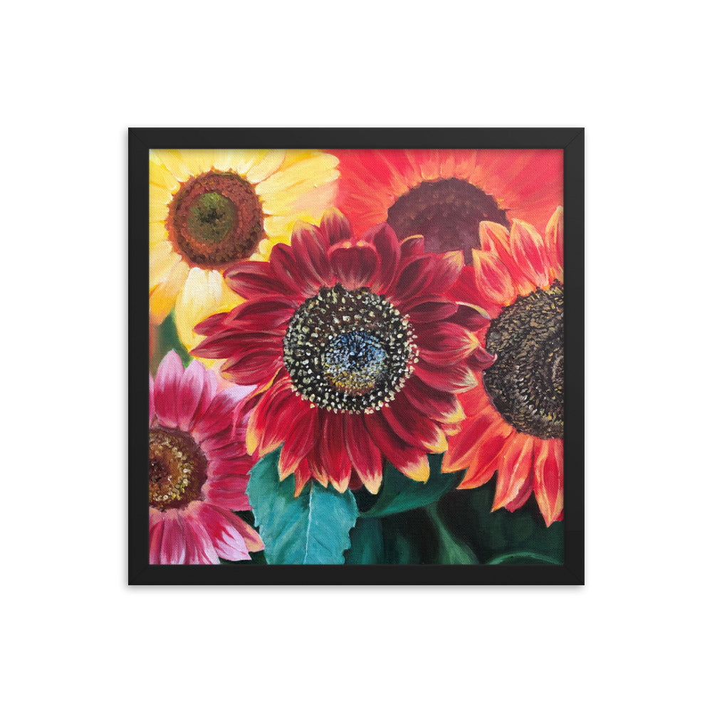 Framed poster Sunflower