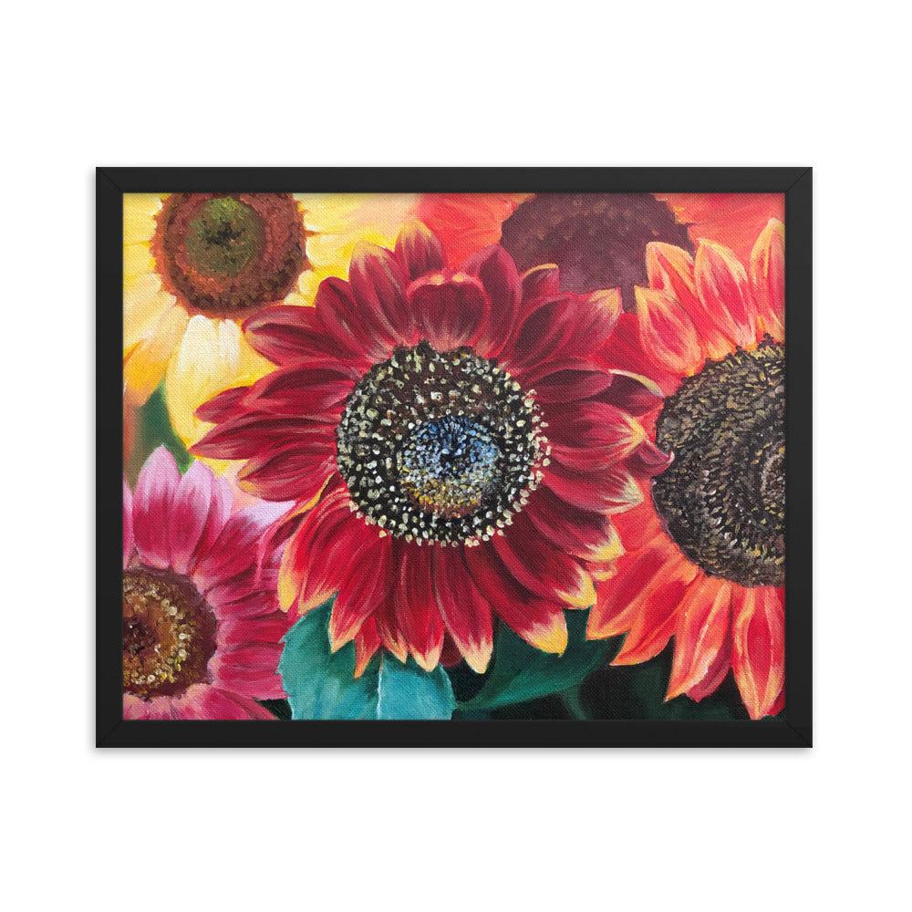 Framed poster Sunflower
