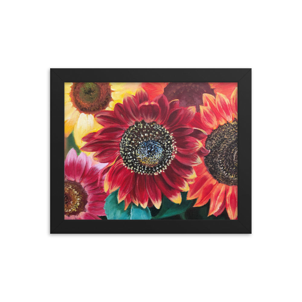 Framed poster Sunflower