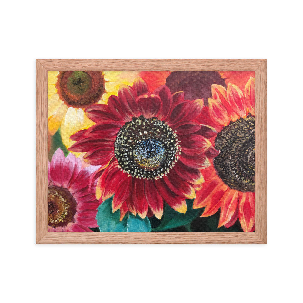 Framed poster Sunflower