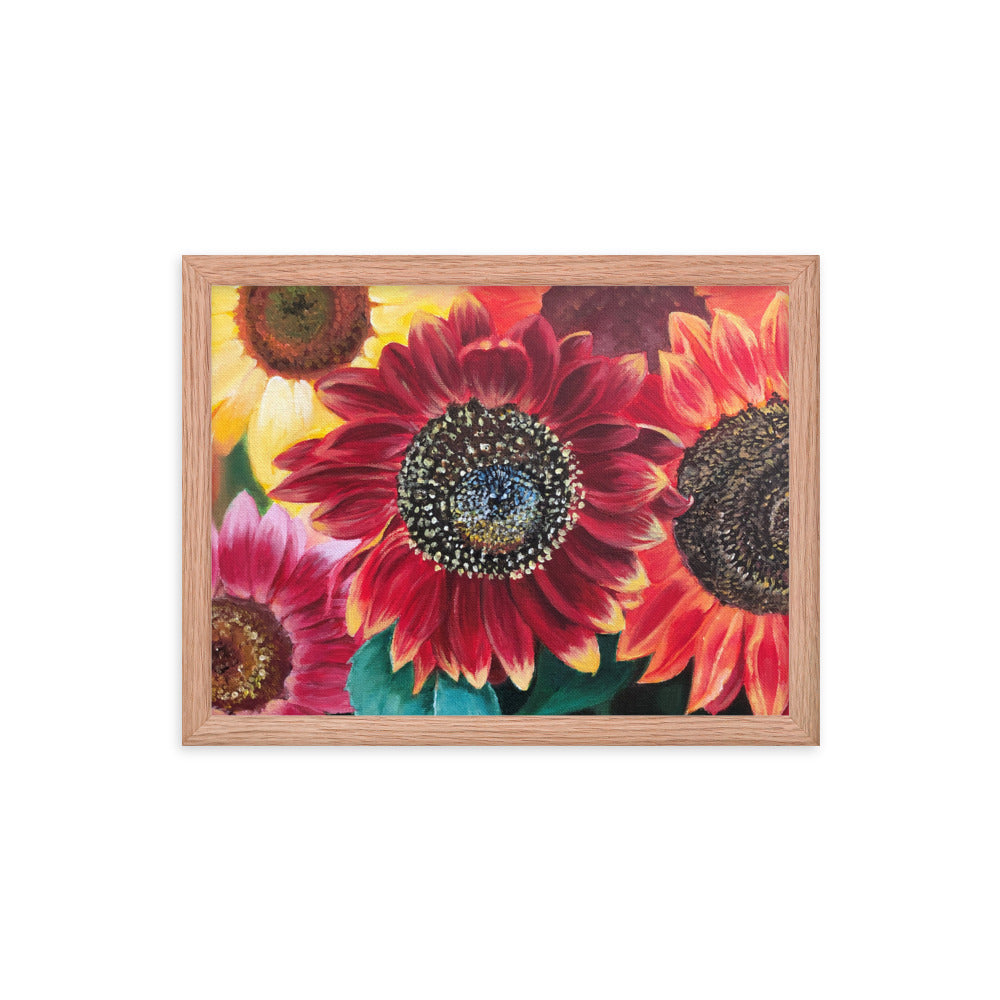 Framed poster Sunflower