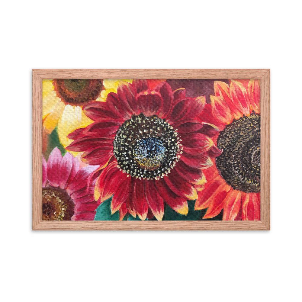 Framed poster Sunflower