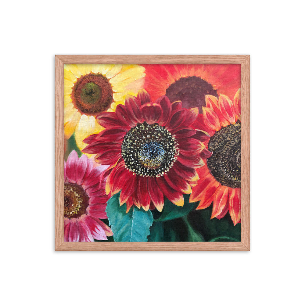 Framed poster Sunflower