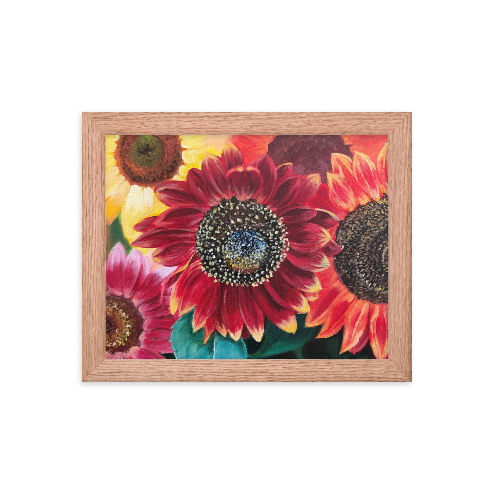 Framed poster Sunflower