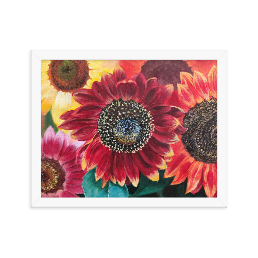 Framed poster Sunflower