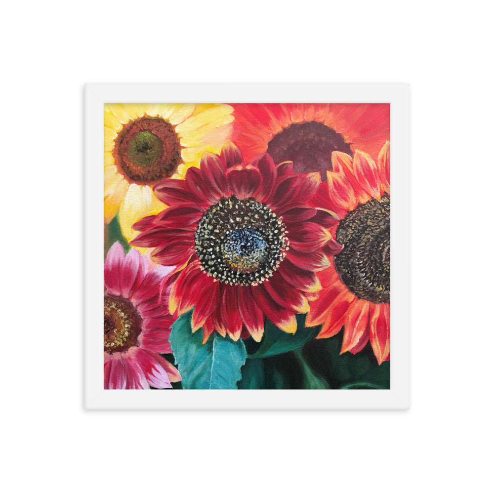Framed poster Sunflower