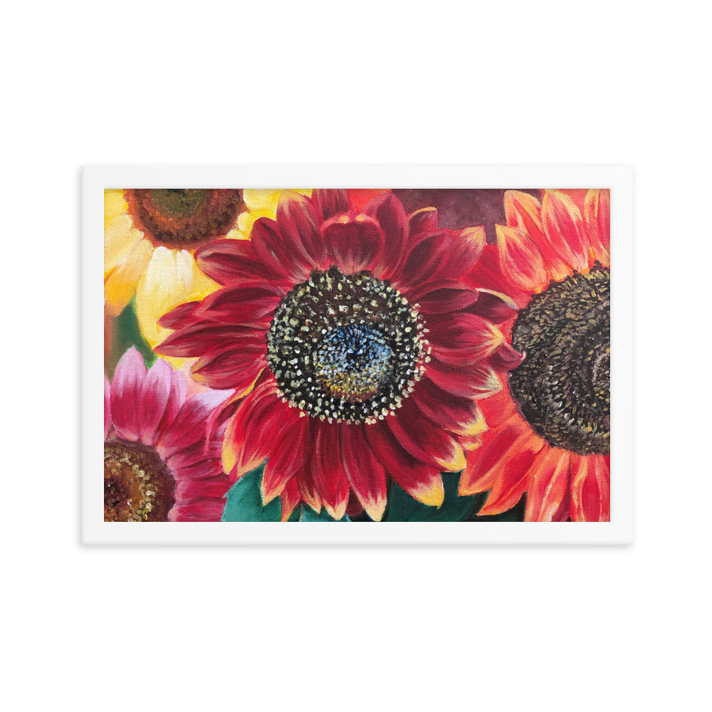 Framed poster Sunflower