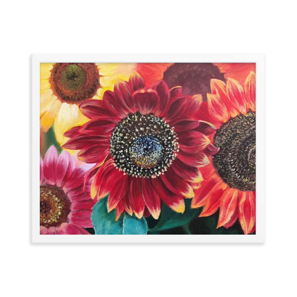 Framed poster Sunflower