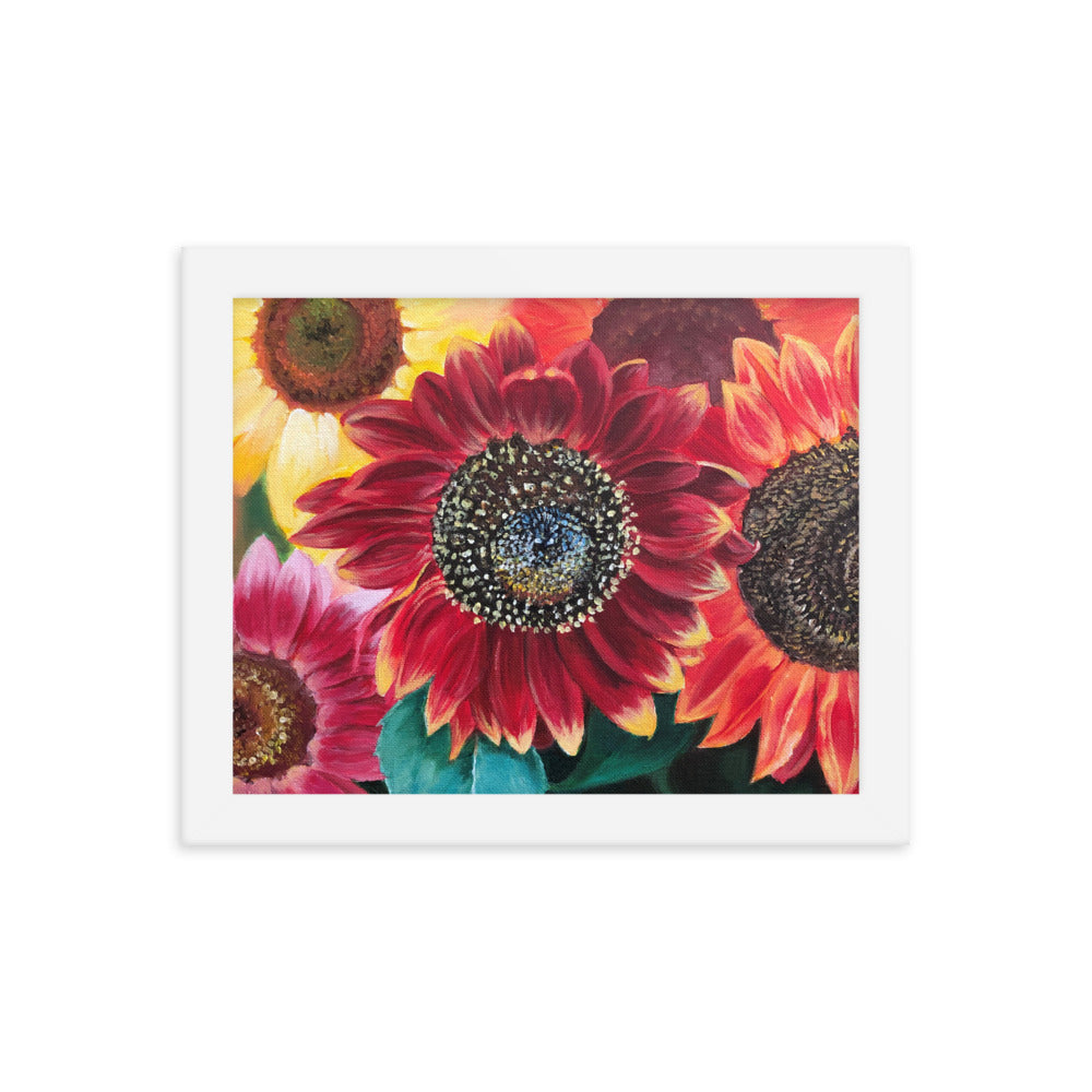 Framed poster Sunflower