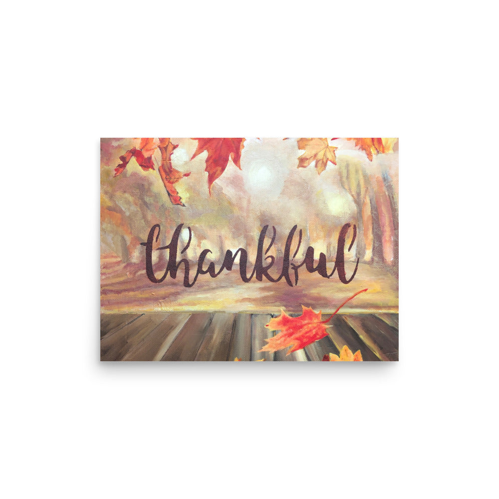 Poster Thankful