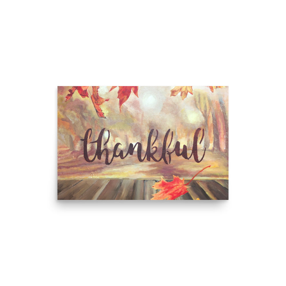 Poster Thankful