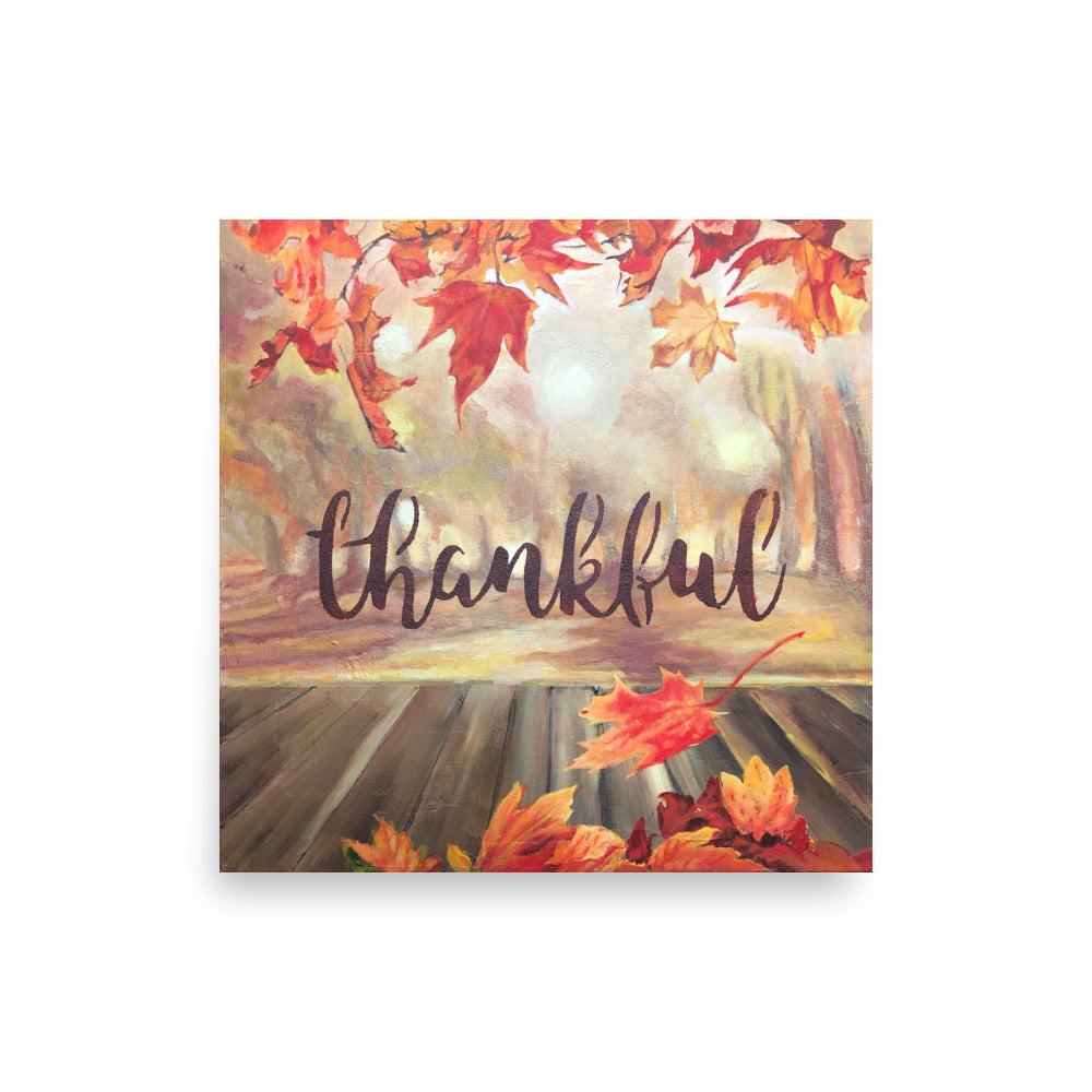 Poster Thankful
