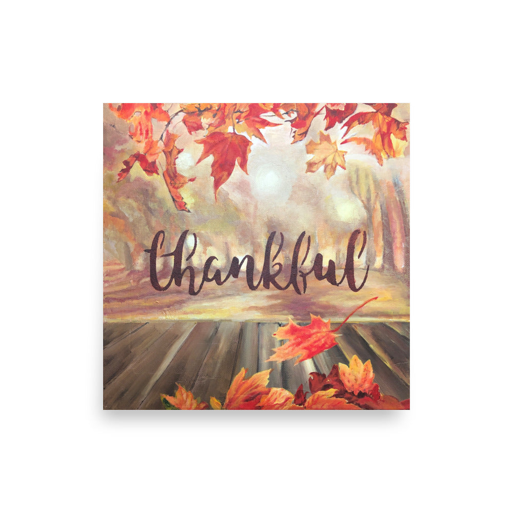 Poster Thankful