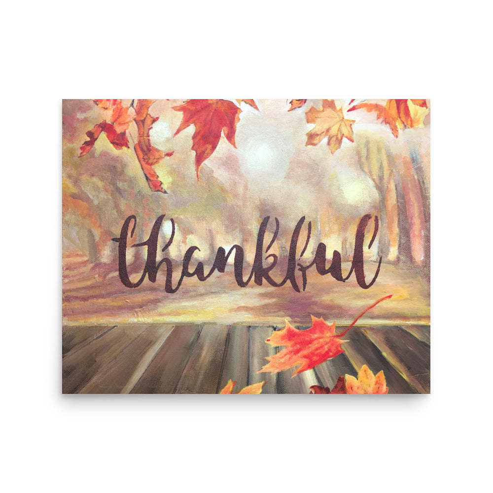 Poster Thankful