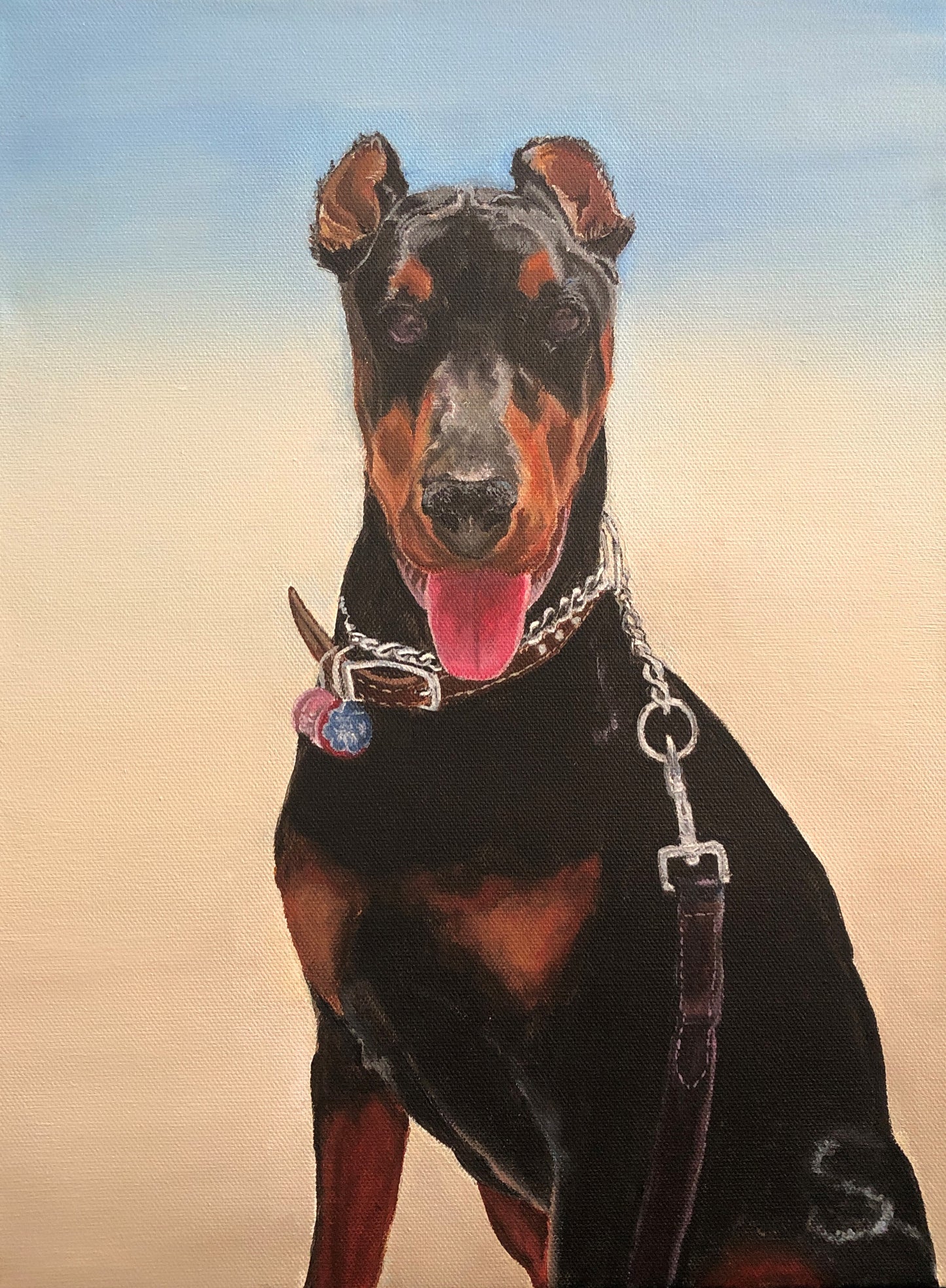 Hand-painted acrylic painting commission will be one of the best presents you have ever been given!