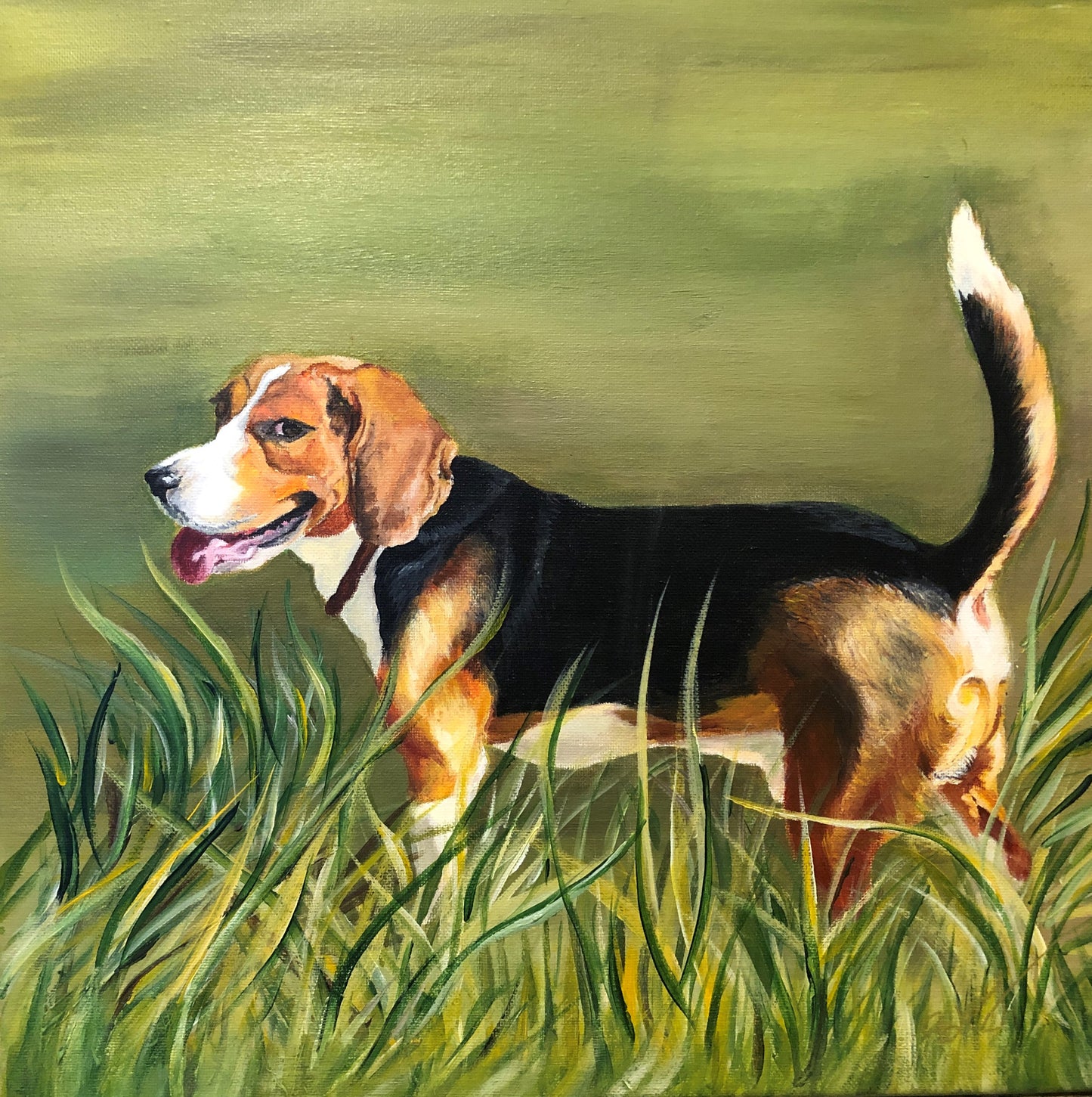 Hand-painted acrylic painting commission will be one of the best presents you have ever been given!